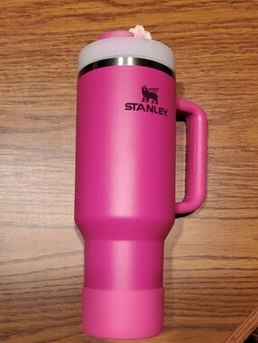 Stanley 40 Oz  Hot Pink Limited Edition Color Travel Tumbler with Handle